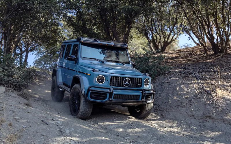 (فیلم) تحقیر ولوو به‌دست مرسدس بنز جی‌کلاس