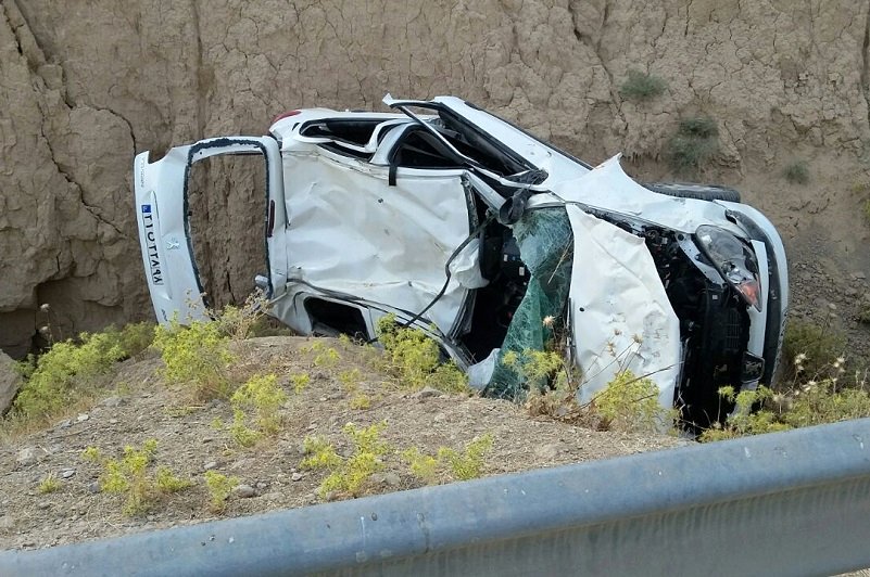 (ببینید) تست قدرت پورشه بعد سقوط به دره!