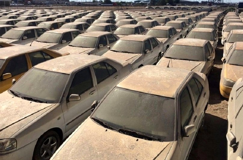 پشتپرده دپو هزار خودرو خارجی در پارکینگ ایرانخودرو