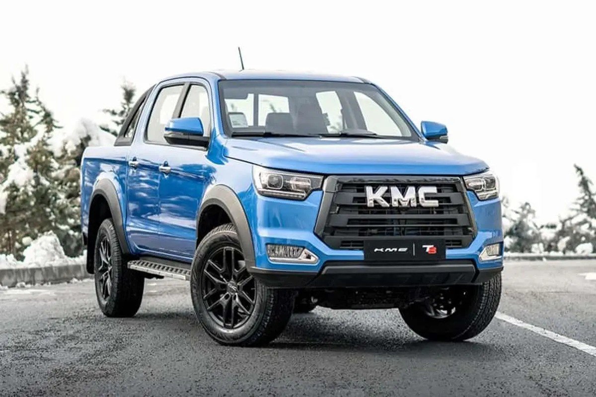 قیمت کی ام سی T8 امروز ۲ تیر/ فروش اقساطی و نقدی پرفروشترین پیکاپ مونتاژی