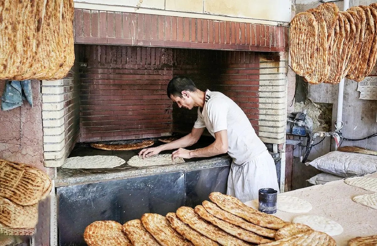 فروش جنجالی نان بربری ۵۳ هزار تومانی (عکس)