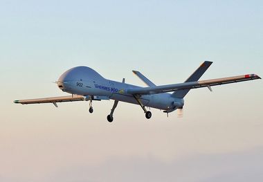 سرنگونی پهپاد فوق پیشرفته هرمس در اصفهان